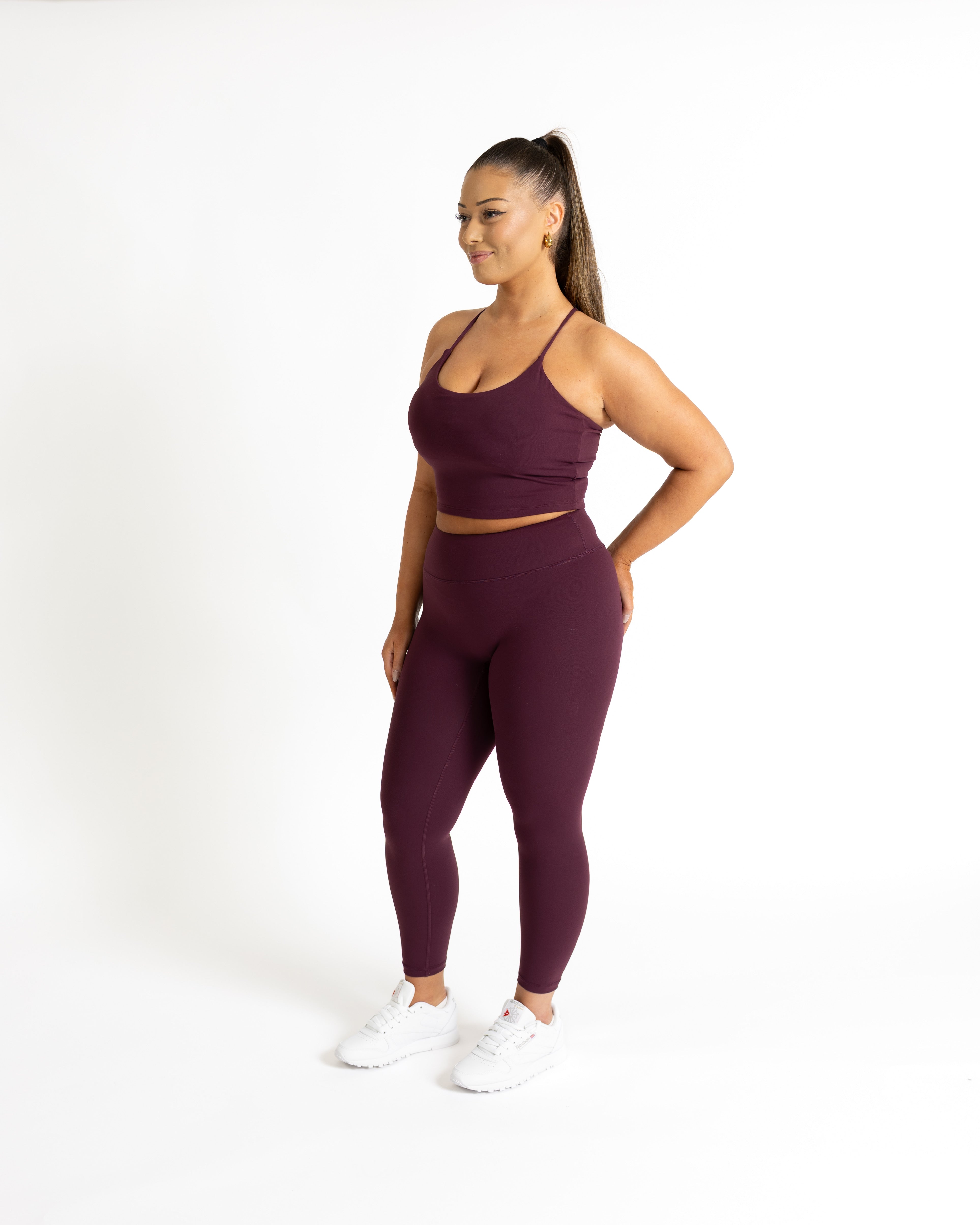 Base Legging - Aubergine